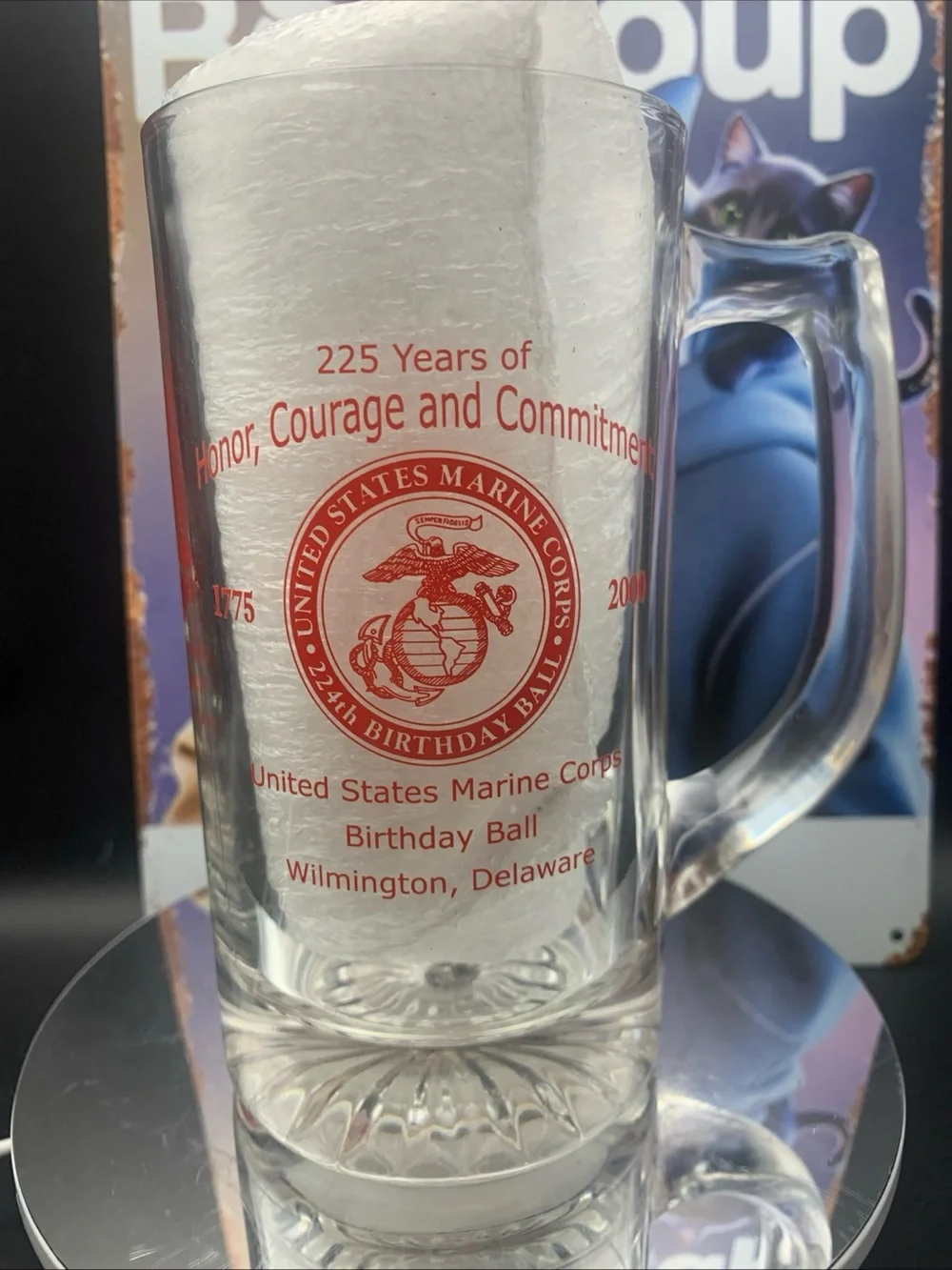 Vintage Marine Corps Birthday Ball 2000 Honor Courage Commitment Wilmington DE